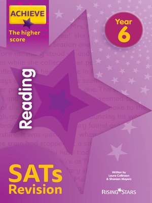 cover image of Achieve Reading SATs Revision The Higher Score Year 6